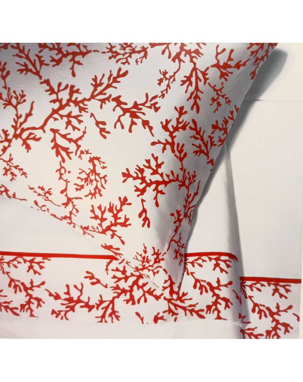 Juego de sábanas dobles de percal puro de algodón Caraibico