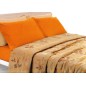 Copriletto Trapuntato Matrimoniale Trapuntino Gabel Omega Jacquard Beige