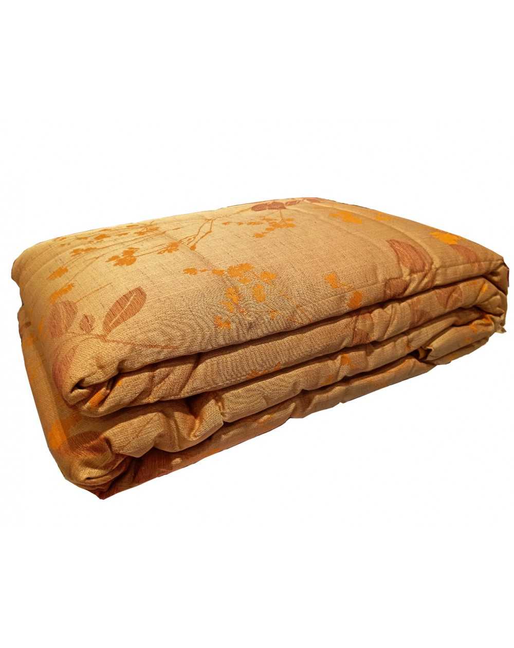 Copriletto Trapuntato Matrimoniale Trapuntino Gabel Omega Jacquard Beige