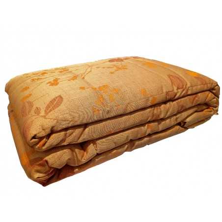 Copriletto Trapuntato Matrimoniale Trapuntino Gabel Omega Jacquard Beige