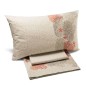 Ensemble de draps Coraux Sable pour lit double - Caleffi