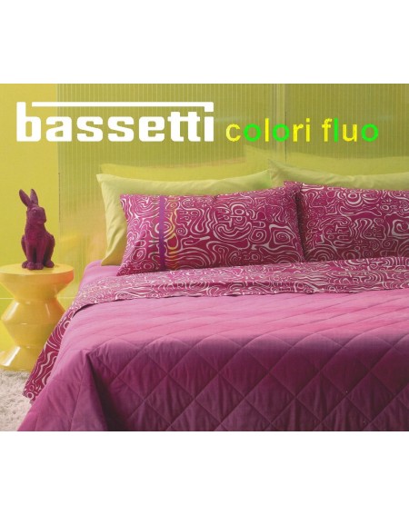 Juegos de sábanas para cama individual OP ART fucsia Bassetti