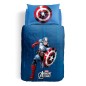 Funda nordica para cama individual Captain America