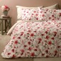 Housse de couette, Drap de dessous et 4 Taies d'oreiller Flowery Zucchi