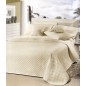 Copriletto Trapuntato letto Singolo + 1 Federa 50x80cm Trapuntino Roma Avorio Copriletto Trapuntato letto Singolo + 1 Federa 50x80cm Trapuntino Roma Avorio