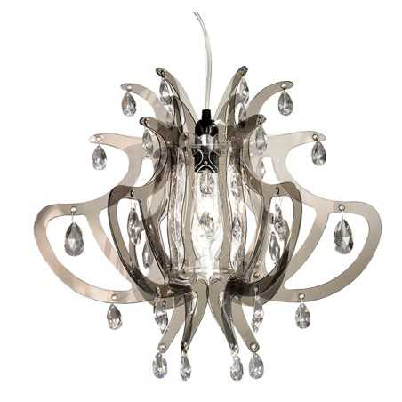 Pendelleuchte Lillibet Mini Col. Fume' Slamp Con 42 Cristalli