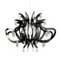 Lampara a suspension Lillibet Slamp color NERO