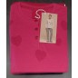 Damenpyjama in warmer Baumwolle Herzen Fuxia Noidinotte