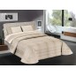 Trapunta Matrimoniale " Valencia " Colore Beige
