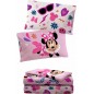 MINNIE Disney Set Copripiumino e Federa Una Piazza Puro Cotone