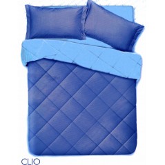 Una piazza Trapunta Clio double face Blue Rombo