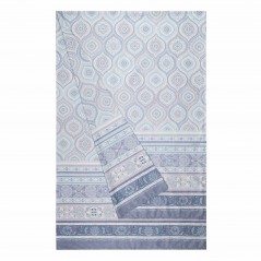 Telo Arredo Copridivano Copriletto Hanbury azzurro 180x270cm Granfoulard Bassetti Intero