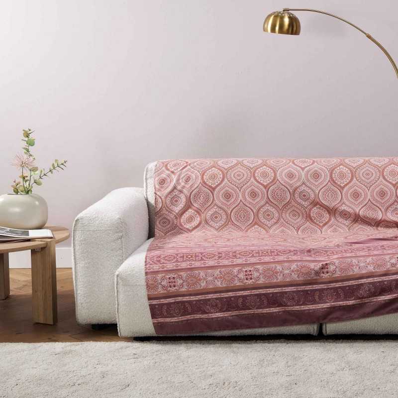 Furnishing throw Hanbury Pink Granfoulard Bassetti 270x270 cm Furnishing throw Hanbury Pink Granfoulard Bassetti 270x270 cm