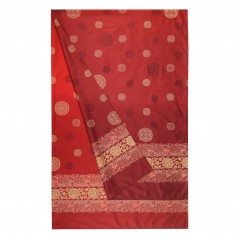 Telo Arredo Copridivano Copriletto Pallavicino rosso 180x270cm Granfoulard Bassetti Intero