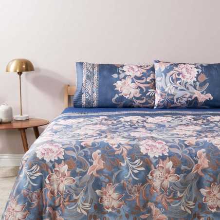Linge de lit Bassetti Granfoulard Verona Bleu