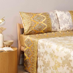 Juego de Sábanas Cubre Cama Agrigento Granfoulard Bassetti