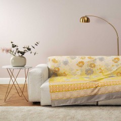 Foulard de decoración Posillipo Amarillo Bassetti 270x270 cm