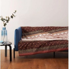 Telo Arredo Copridivano Copriletto Oristano Beige 180x270cm Granfoulard Bassetti