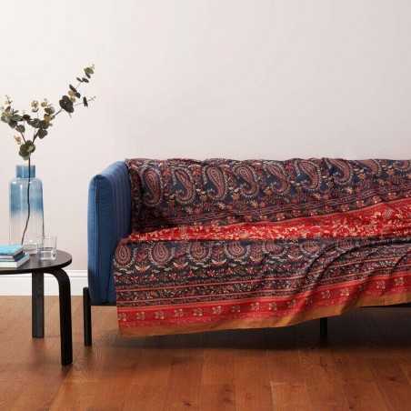 Bassetti Foulard de décoration Granfoulard Como Rouge 270x270 cm