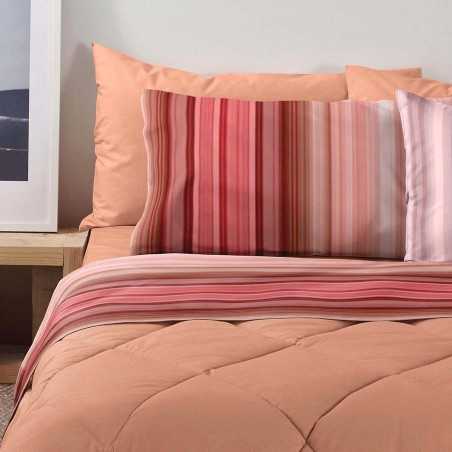 Completo lenzuola bassetti fade away rosso