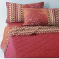Sheet Set For King / Superking Bed Matting Red Bassetti