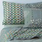 Sheet Set For King / Superking Bed Matting Green Bassetti
