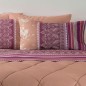 Completo Lenzuola Matrimoniale Ethnic Rosa Bassetti