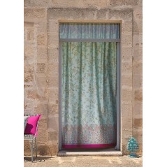 Telo Arredo Copridivano Copriletto Indian Roses Turchese 180x270cm Granfoulard Bassetti Esterno