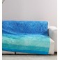 Telo Arredo Copridivano Copriletto Kerala Blu 270x270cm Granfoulard Bassetti