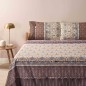 Set Lenzuola Copriletto Matrimoniale Nairobi M1 Granfoulard Bassetti