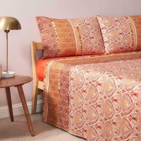 Set Lenzuola Copriletto Matrimoniale Nairobi R1 Granfoulard Bassetti
