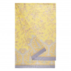 Foulard de decoración Indian Roses Amarillo Bassetti 270x270 cm