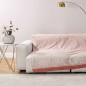 Telo Arredo Copridivano Copriletto Indian Roses Rosa 180x270cm Granfoulard Bassetti