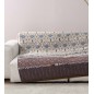 Telo Arredo Copridivano Copriletto Nairobi Caffè 180x270cm Granfoulard Bassetti