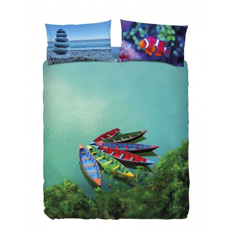 Juego de Funda Nordica Cama Matrimonial 5 BOATS Imagine Bassetti