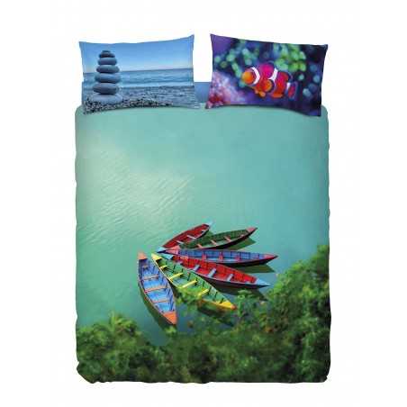 Juego de Funda Nordica Cama Matrimonial 5 BOATS Imagine Bassetti