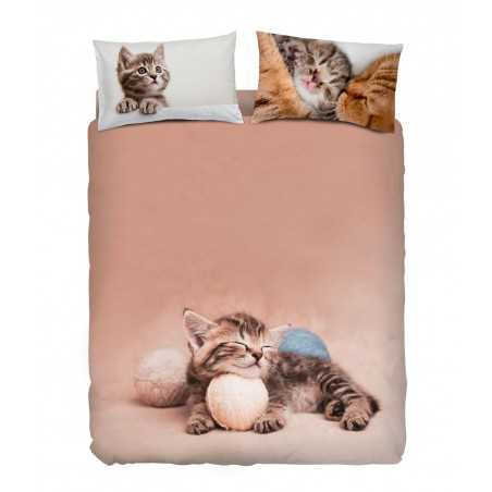 Bettbezug Set Bettwäsche BIZET Katze Imagine Bassetti