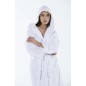 Maison Sucrée Bathrobe Pepe Black Hood and Pockets Unisex Maison Sucrée Bathrobe Pepe Black Hood and Pockets Unisex