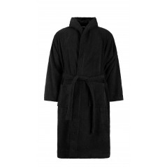 Maison Sucrée Bathrobe Pepe Black Hood and Pockets Unisex