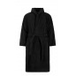Maison Sucrée Bathrobe Pepe Black Hood and Pockets Unisex Maison Sucrée Bathrobe Pepe Black Hood and Pockets Unisex