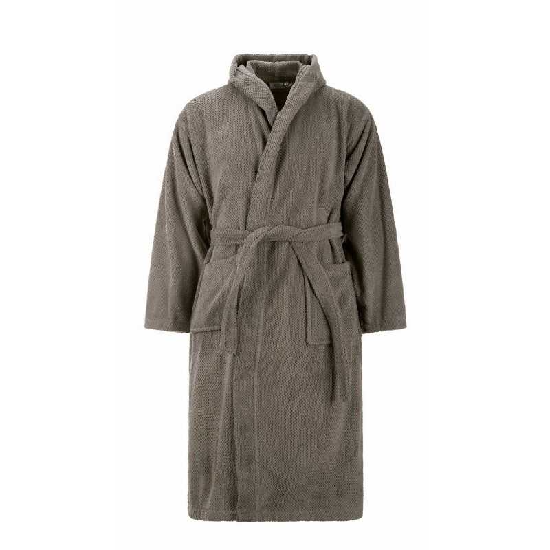 Maison Sucrée Peignoir Pepe Gris avec Capuche et Poches Unisex