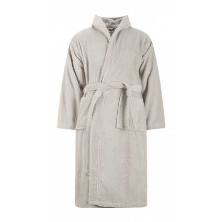 Maison Sucrée Peignoir Pepe Gris Perle avec Capuche et Poches Unisex