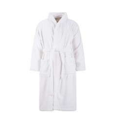 Maison Sucrée Bathrobe Pepe White Hood and Pockets Unisex