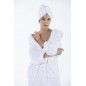 Maison Sucrée Bathrobe Pepe Orchid Hood and Pockets Unisex