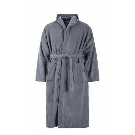 Maison Sucrée Albornoz Pepe Azul Avio con Capucha y Bolsillos Unisex