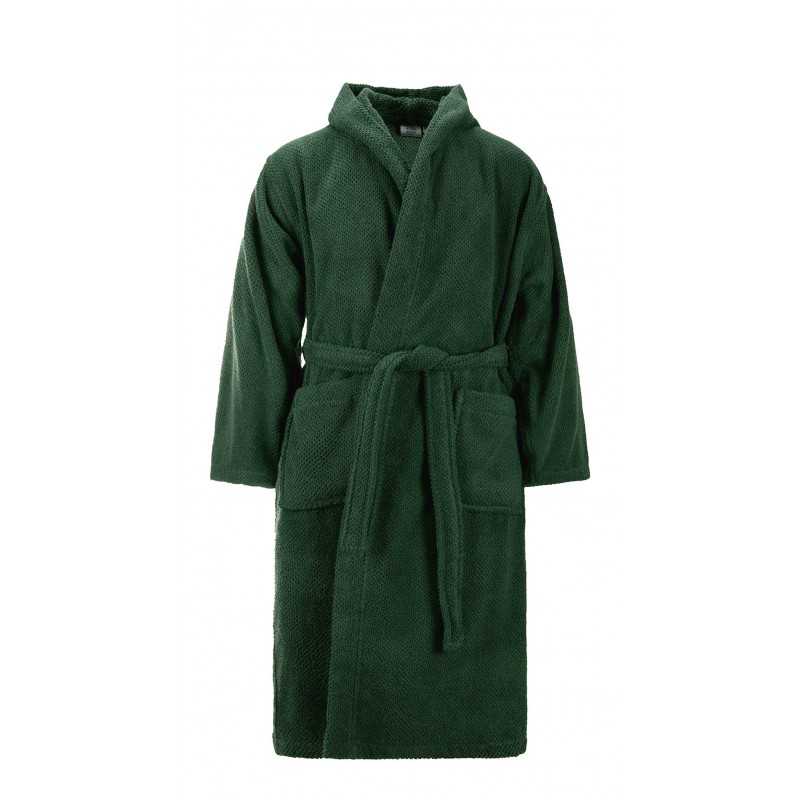 Maison Sucrée Albornoz Pepe Evergreen con Capucha y Bolsillos Unisex