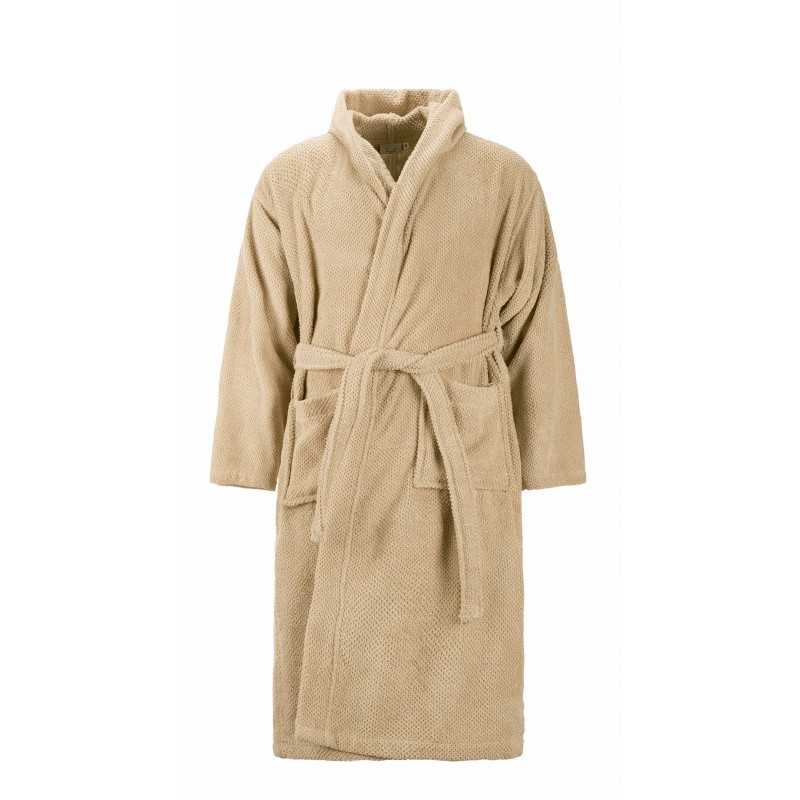 Maison Sucrée Peignoir Pepe Beige avec Capuche et Poches Unisex