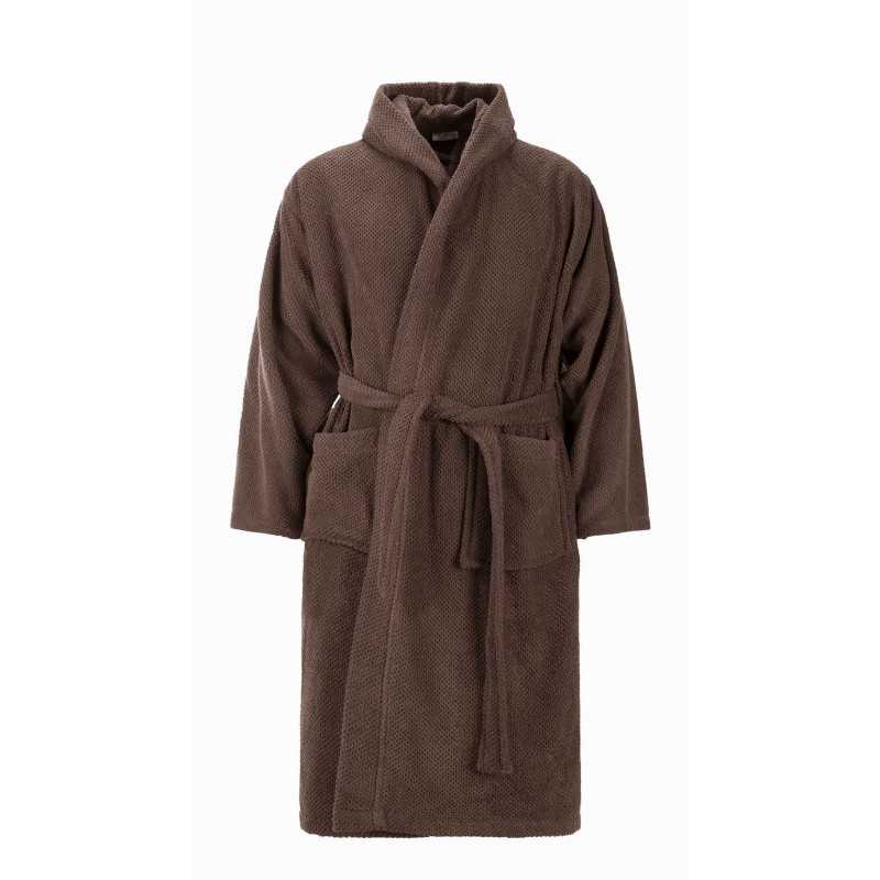 Maison Sucrée Accappatoio Pepe Cioccolato Cappuccio e Tasche Unisex