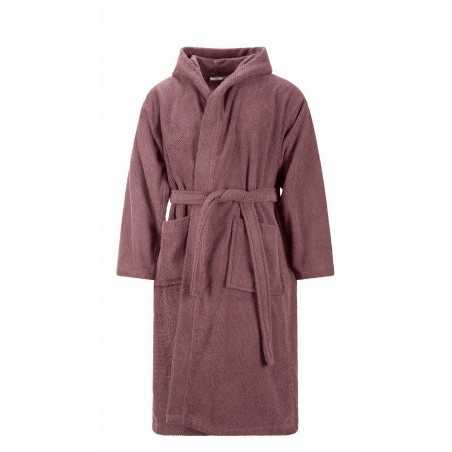 Maison Sucrée Albornoz Pepe Rosa Madera con Capucha y Bolsillos Unisex