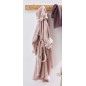 Maison Sucrée Bathrobe Pepe Powder Hood and Pockets Unisex Maison Sucrée Bathrobe Pepe Powder Hood and Pockets Unisex